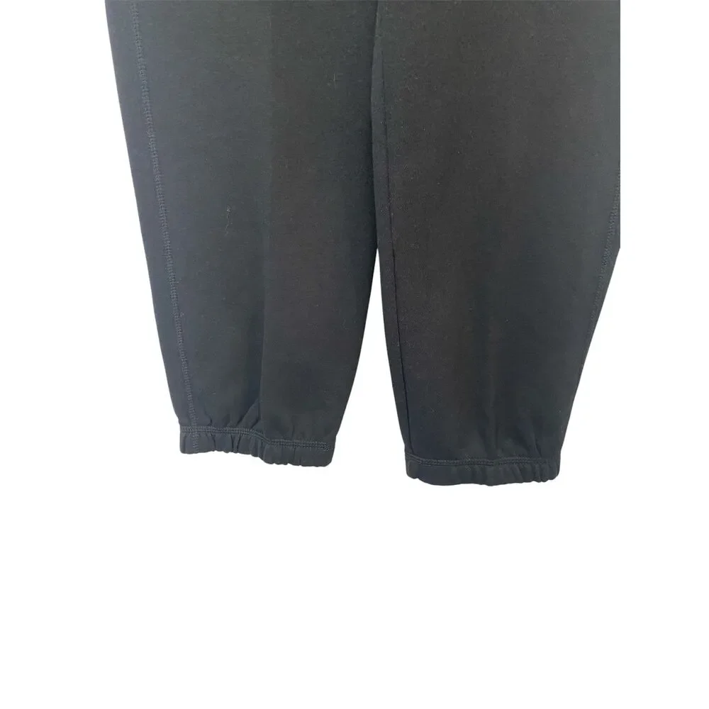 Nike Cropped Pants Women Size M Black Cotton Blend Athleisure Casual 883767-010